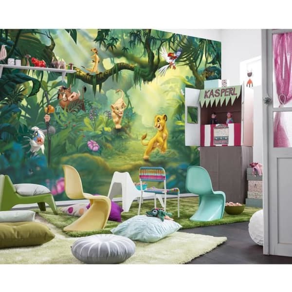 Tapet - Disney - Lejonkungen - 368 x 254 cm - Barnmotiv - Lim ingår
