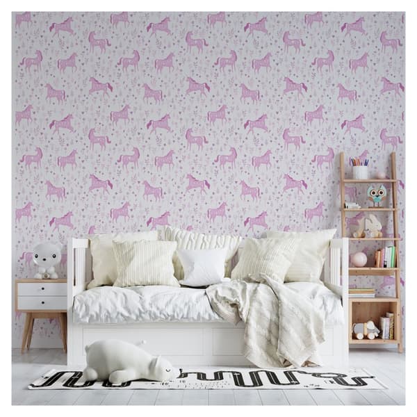 Muriva Catherine Lansfield Tapet Folk Unicorn