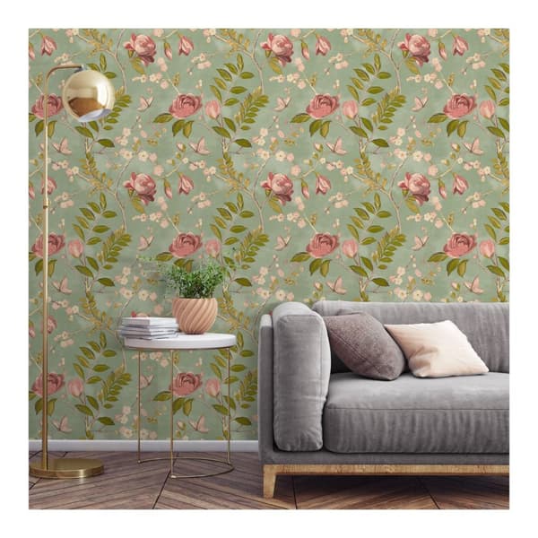 Grandeco Lola Floral Wallpaper