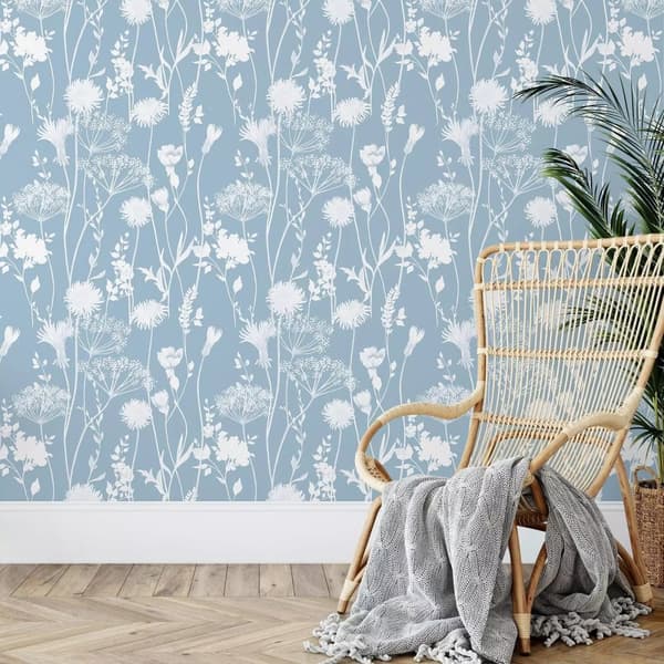 Muriva Catherine Lansfield Meadowsweet Floral Wallpaper