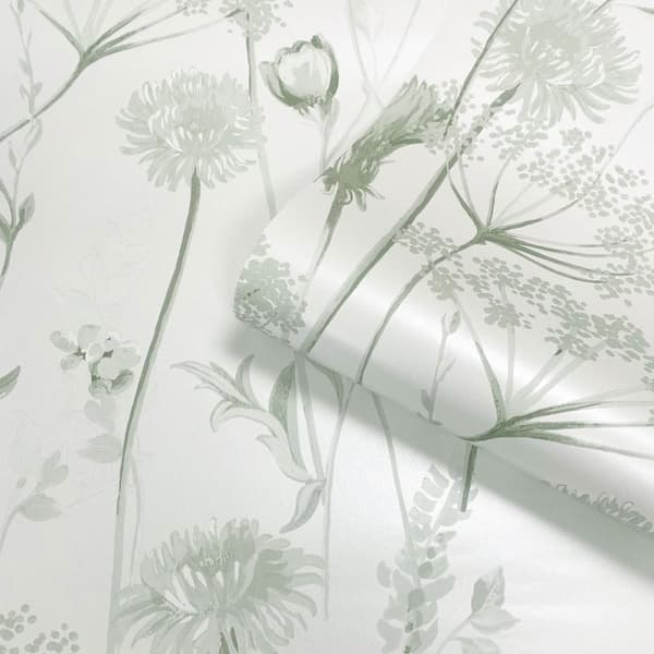 Muriva Catherine Lansfield Meadowsweet Floral Wallpaper
