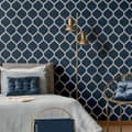 Miniatyrbilde 3 av 3: Muriva Darcy James Collection Zara Trellis Wallpaper