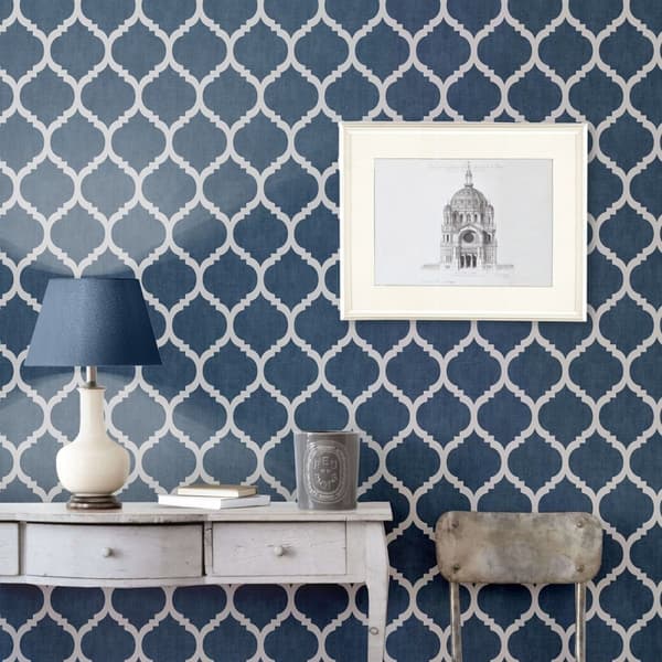 Muriva Darcy James Collection Zara Trellis Wallpaper