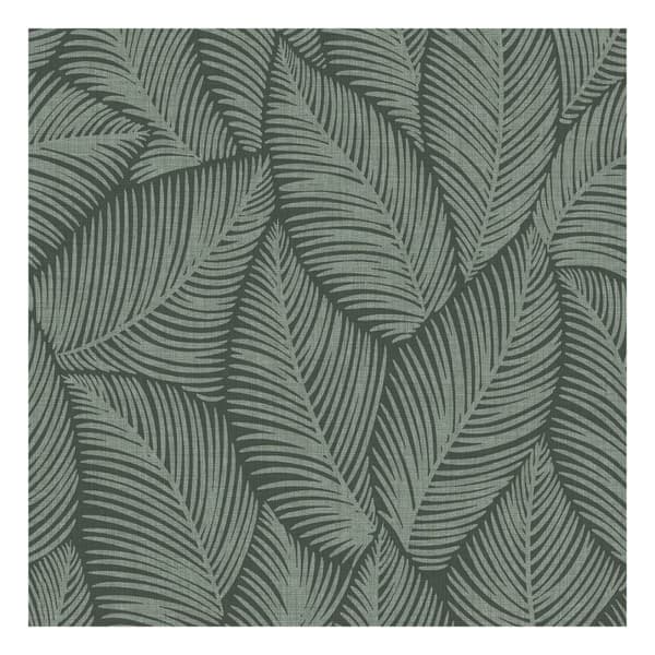 Muriva Denver Leaf Vinyl Wallpaper