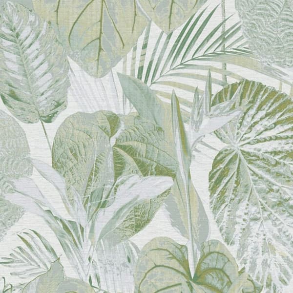 AS Creation Famous Garden Tropical Leaves Textured Wallpaper