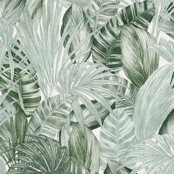 A.S. Creation Greenery 368201 non-woven tapet natur 0.53 m x 10.05 m grön