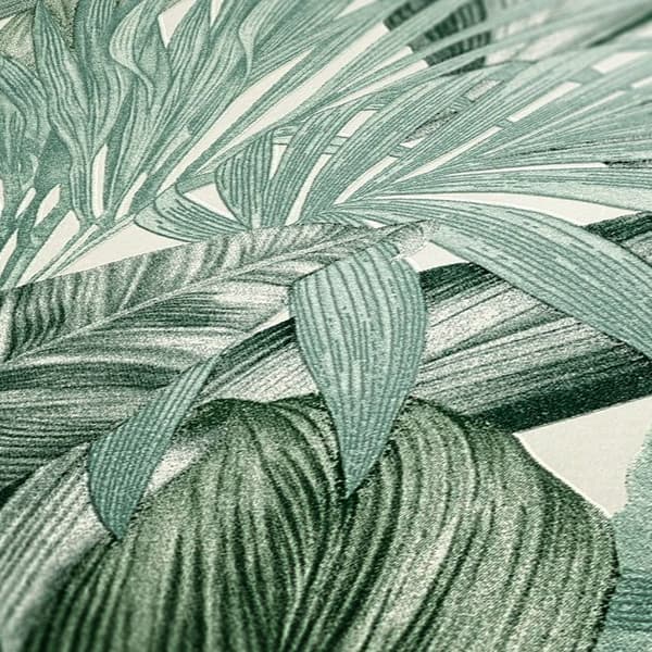 A.S. Creation Greenery 368201 non-woven tapet natur 0.53 m x 10.05 m grön