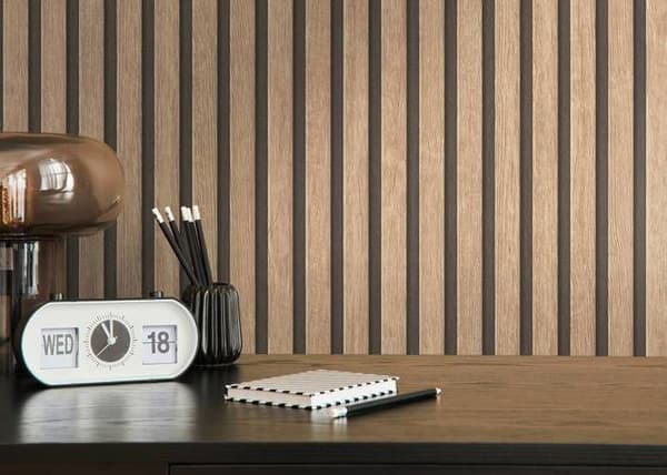 Tapet - Pintwalls - AS-391091 - Vinyl på non-woven - Träeffekt - Tvättbar