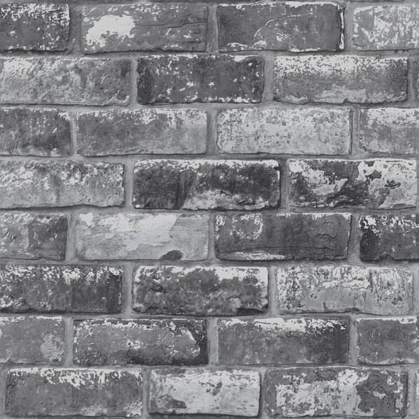 Grandeco Brick Effect Vinyl Wallpaper