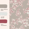 Miniatyrbillede 3 af 4: Laura Ashley Nonwoven Tapet Pollington Roses Mørkegrå