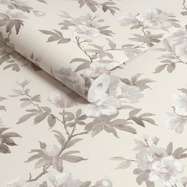 Laura Ashley Non-woven Tapet Rosamund Natural