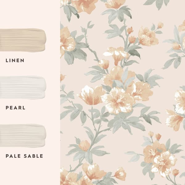 Laura Ashley Nonwoven Tapet Rosamund Orange
