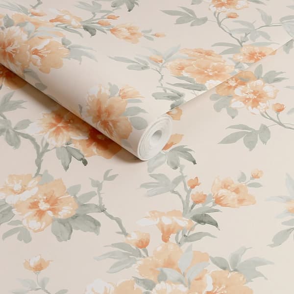Laura Ashley Nonwoven Tapet Rosamund Orange