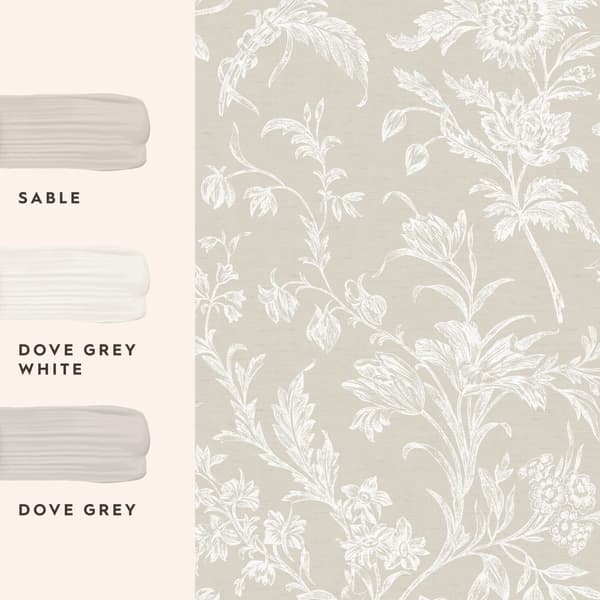 Laura Ashley Non-woven Tapet Lloyd Grey
