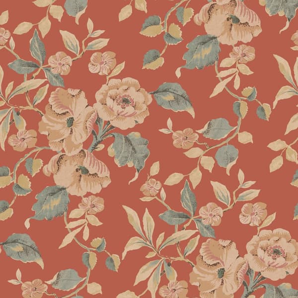 Laura Ashley Nonwoven Tapet Alyworth Trail Brown