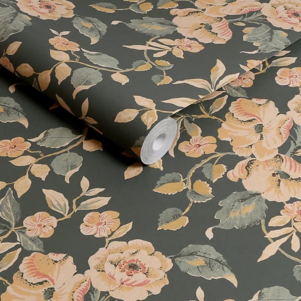 Laura Ashley Nonwoven Tapet Alyworth Trail Green