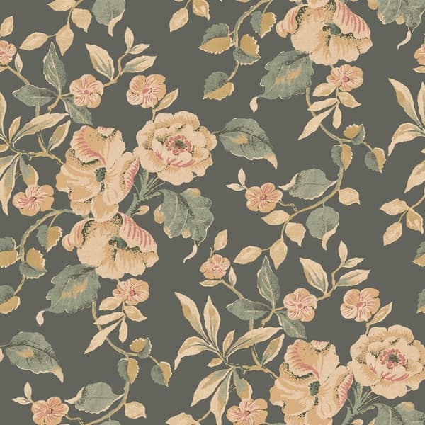 Laura Ashley Nonwoven Tapet Alyworth Trail Green