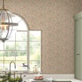 Miniatyrbild 3 av 5: Laura Ashley Nonwoven Tapet Devons Grove Orange