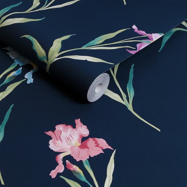 Laura Ashley Nonwoven Tapet Hawling Iris