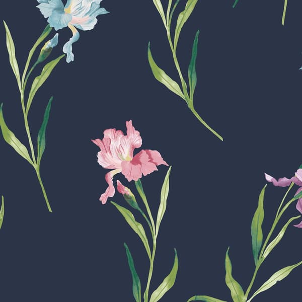 Laura Ashley Nonwoven Tapet Hawling Iris