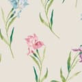 Miniatyrbillede 1 af 5: Laura Ashley Nonwoven Tapet Hawling Irises Natural