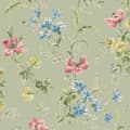Miniatyrbillede 1 af 5: Laura Ashley Non-woven Tapet Poppy Meadow Green
