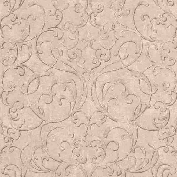 Non-woven tapet - beige - barock - mönstrade tapeter - 651614 - #tapetenwechsel II - Rasch