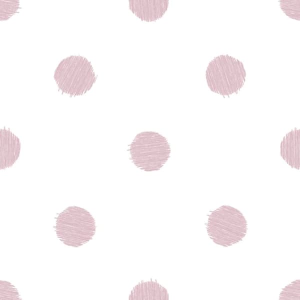Urban Friends & Coffee Tapet prickar vit och rosa