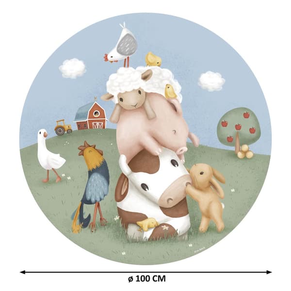 Little Dutch - Tapetcirkel Børneværelse Little Farm 100cm