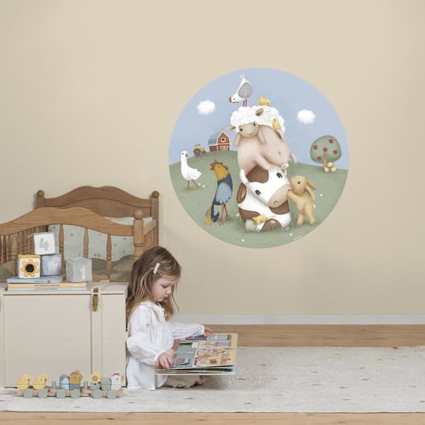 Little Dutch - Tapetcirkel Børneværelse Little Farm 100cm
