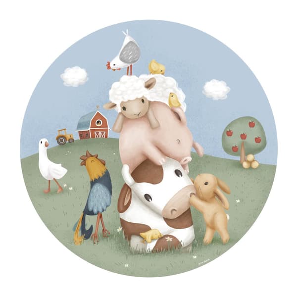 Little Dutch - Tapetcirkel Barnrum Little Farm 100cm