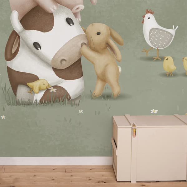 Little Dutch - Fototapet Little Farm 280x300