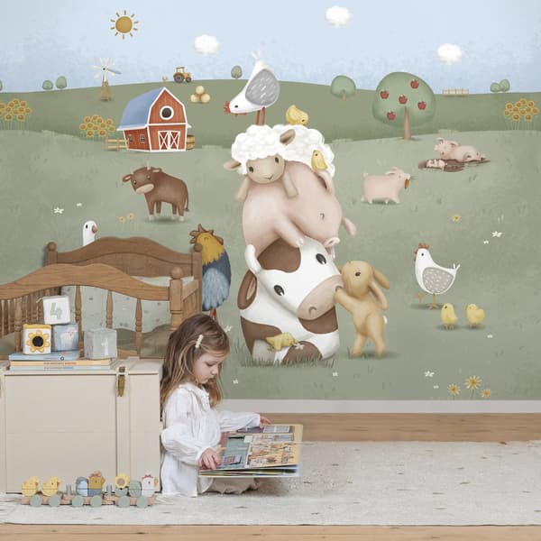 Little Dutch - Fototapet Little Farm 280x300