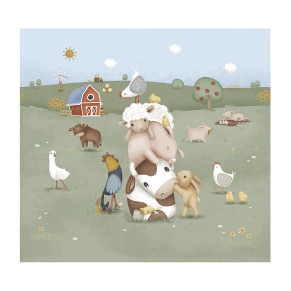 Little Dutch - Fototapet Little Farm 280x300