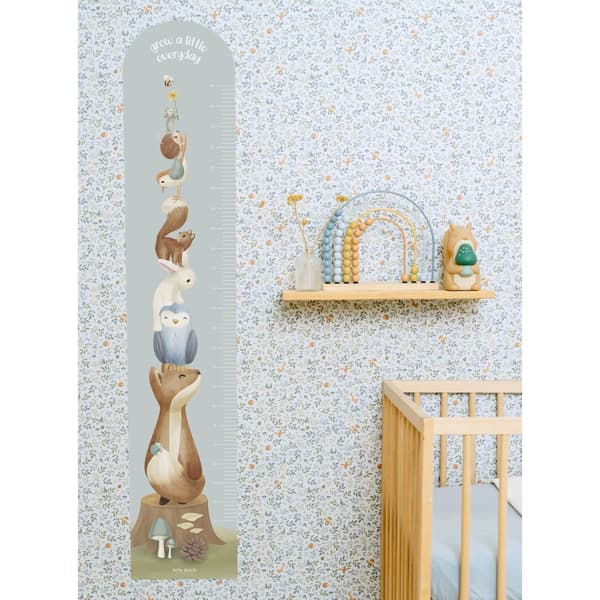 Little Dutch - Tillväxtdiagram Väggdekor Nursery Forest Friends