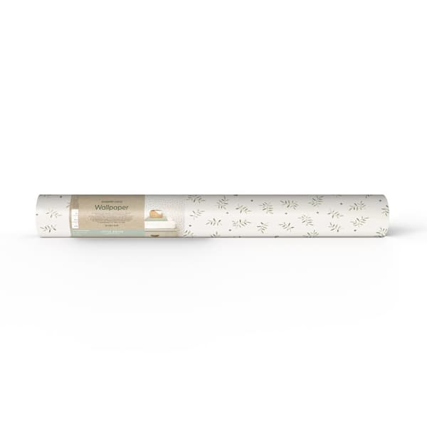 Little Dutch - non-woven tapet til børneværelse Blåbærblade 10mx52cm
