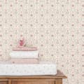 Miniatyrbillede 3 af 6: Lille hollandsk - non-woven tapet til børneværelse Fairy Flowers 10mx52cm