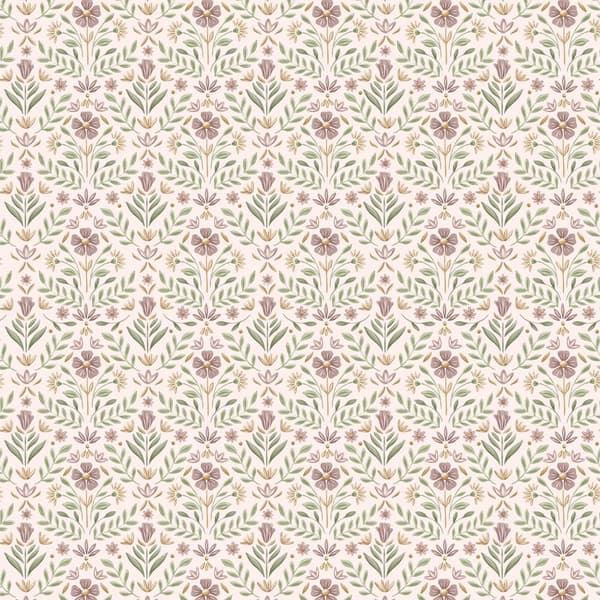 Lille hollandsk - non-woven tapet til børneværelse Fairy Flowers 10mx52cm