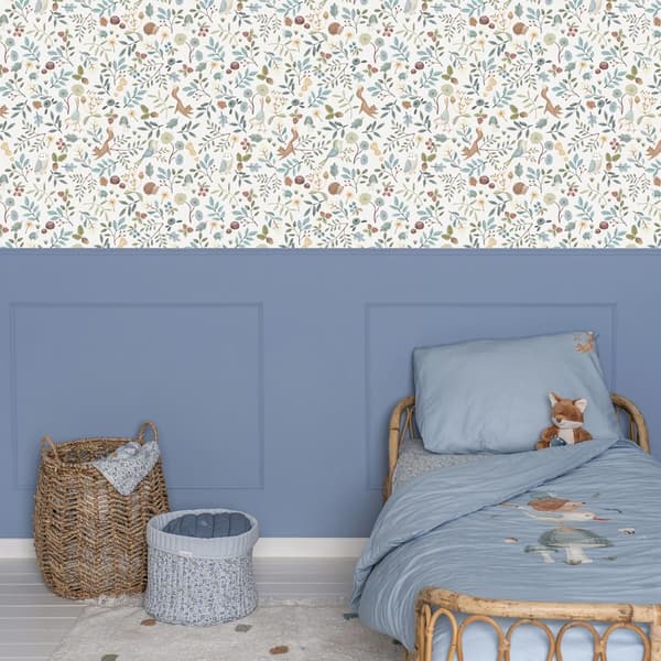 Little Dutch - non-woven tapet till barnrum Forest Wonders 10mx52cm