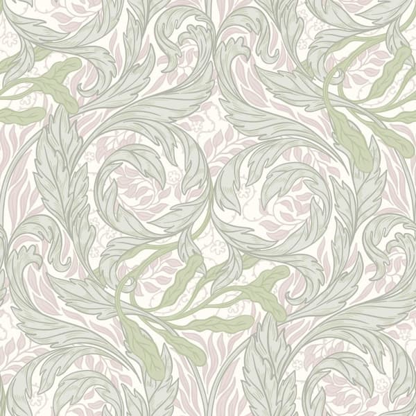 Muriva Vale Leaf Textured Wallpaper