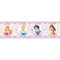 Miniatyrbild 1 av 2: Kant - Disney - 4 prinsessor - Rosa - 5m - Självhäftande