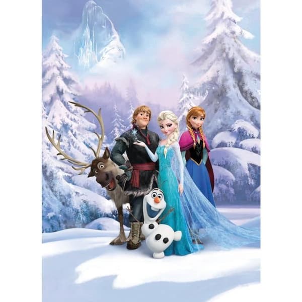 Fototapet - Komar - Frozen Winterland - 184x254 cm - Blå - Non-woven