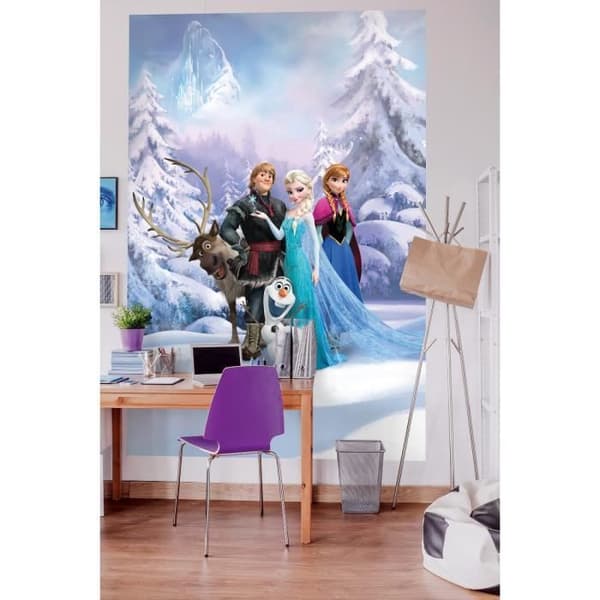 Fototapet - Komar - Frozen Winterland - 184x254 cm - Blå - Non-woven