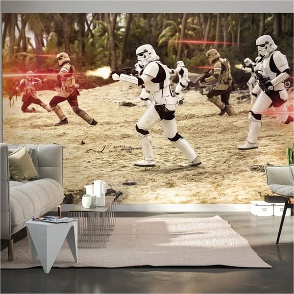 Panoramisk non-woven tapet Rogue One: The Imperial Battle II - Star Wars 400X250CM