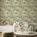 Miniatyrbilde 2 av 2: Belgravia Kailani Palm Leaf Wallpaper