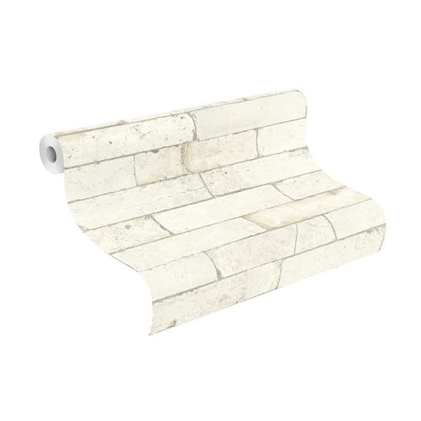Rasch Factory III 446319 non-woven tapet med mönster & motiv 0.53 m x 10.05 m vit