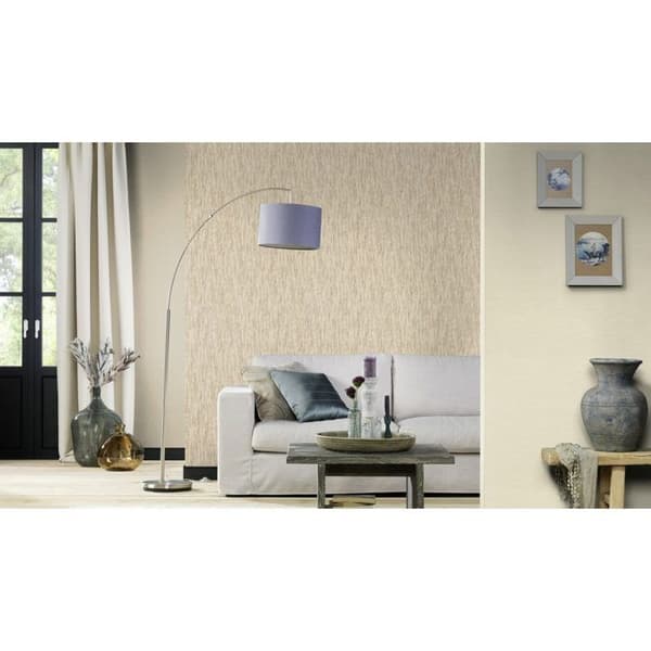 Non-woven tapet - beige - belagd - mönstrade tapeter - 704228 - Kalahari - Rasch