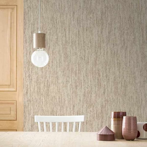 Non-woven tapet - beige - belagd - mönstrade tapeter - 704228 - Kalahari - Rasch