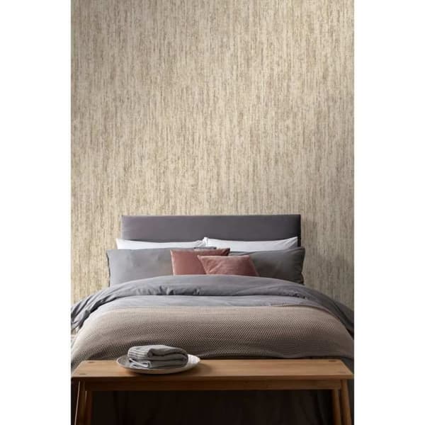 Non-woven tapet - beige - belagd - mönstrade tapeter - 704228 - Kalahari - Rasch
