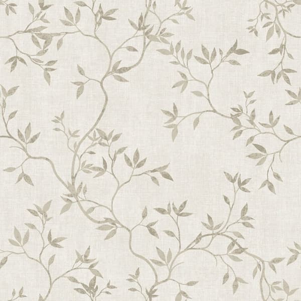 Muriva Darcy James Collection Japandi Leaf Textured Wallpaper Cream 10m x 0.5m